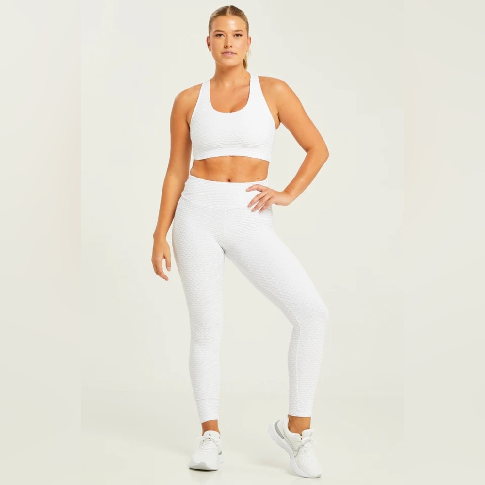 Booty by Brabants CROCO SKIN LEGGINGS WHITE